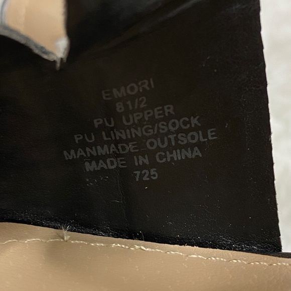 Steve Madden black Emori sandal wedges size 8.5 - Picture 9 of 12